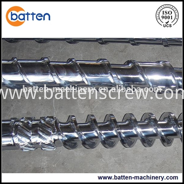 EPS foam recycling and pelletizing plastic extruder screw and barrel